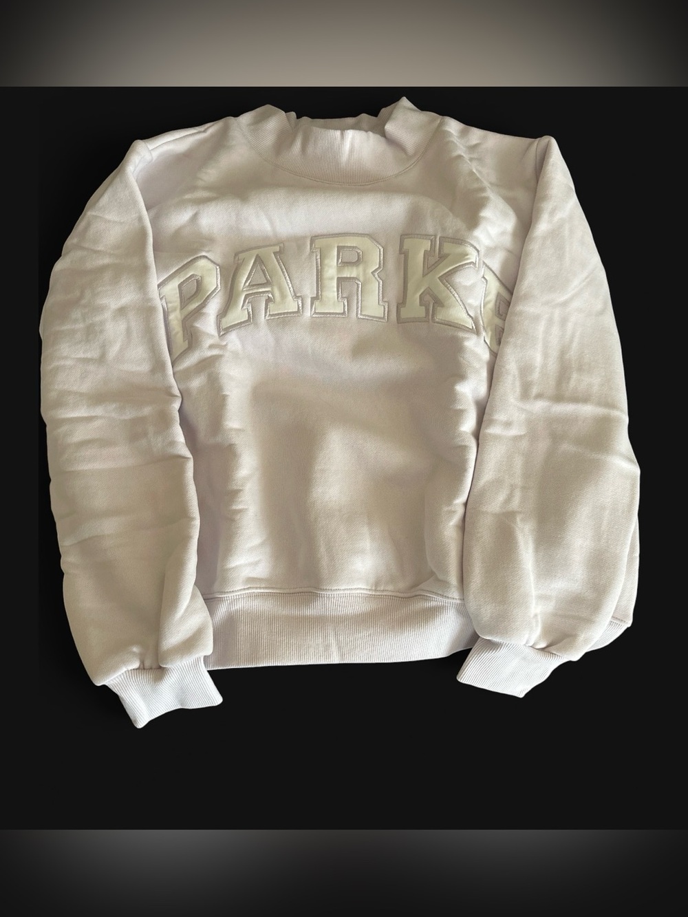 Parker Pastel Lavender Pullover with Arch Logo